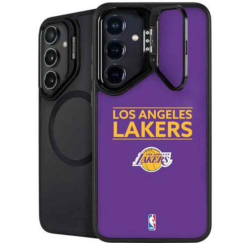 NBA Los Angeles Lakers Standard - Purple Galaxy S24 Kickstand Case