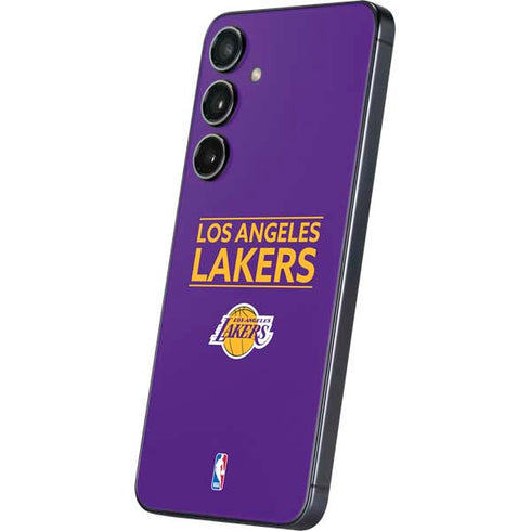 NBA Los Angeles Lakers Standard - Purple Galaxy S25 Skin