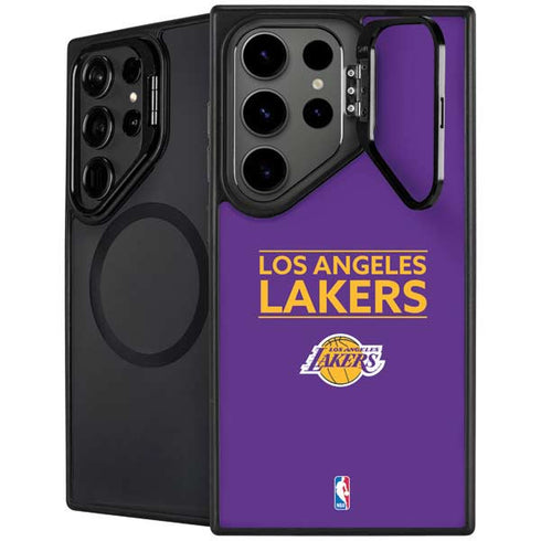 NBA Los Angeles Lakers Standard - Purple Galaxy S25 Ultra Kickstand Case