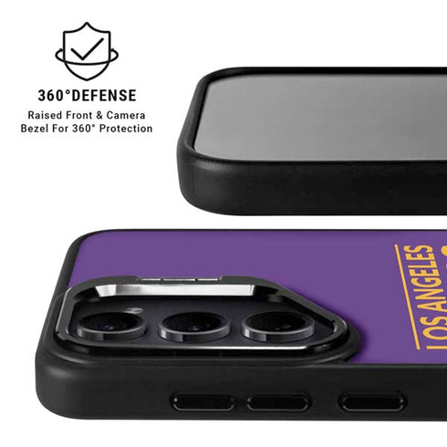 NBA Los Angeles Lakers Standard - Purple Galaxy S24 Ultra Kickstand Case