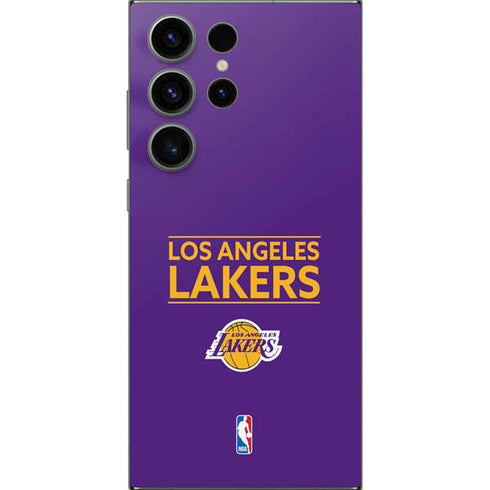 NBA Los Angeles Lakers Standard - Purple Galaxy S25 Ultra Skin