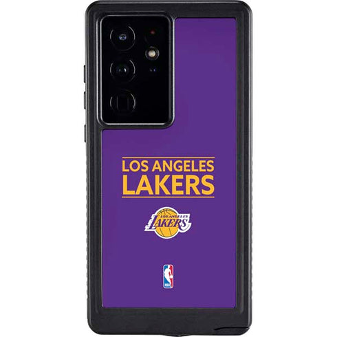 NBA Los Angeles Lakers Standard - Purple Galaxy S24 Ultra Waterproof Case