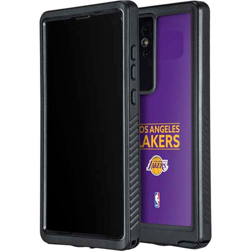 NBA Los Angeles Lakers Standard - Purple Galaxy S24 Ultra Waterproof Case