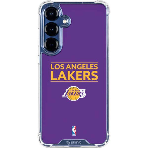 NBA Los Angeles Lakers Standard - Purple Galaxy S25 Clear Case
