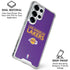 NBA Los Angeles Lakers Standard - Purple Galaxy S25 Ultra Clear Case