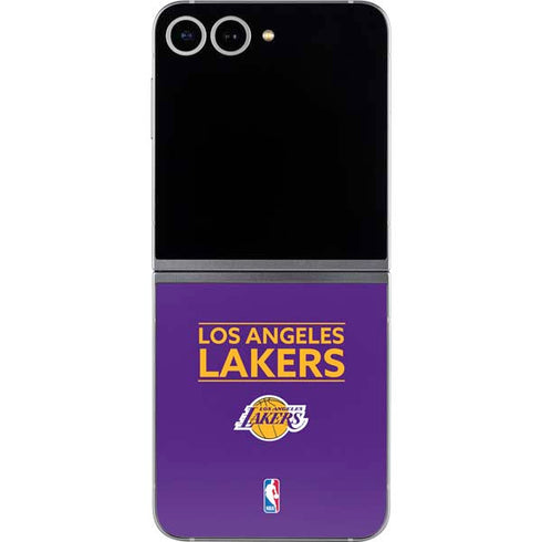 NBA Los Angeles Lakers Standard - Purple Galaxy Z Flip6 Skin