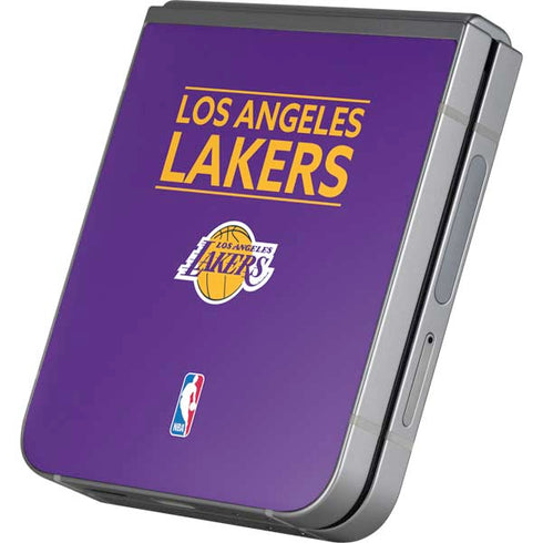 NBA Los Angeles Lakers Standard - Purple Galaxy Z Flip6 Skin