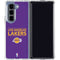 NBA Los Angeles Lakers Standard - Purple Galaxy Z Fold5 5G Clear Case