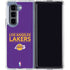 NBA Los Angeles Lakers Standard - Purple Galaxy Z Fold5 5G Clear Case