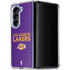 NBA Los Angeles Lakers Standard - Purple Galaxy Z Fold5 5G Clear Case