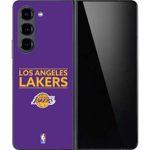 NBA Los Angeles Lakers Standard - Purple Galaxy Z Fold5 5G Skin