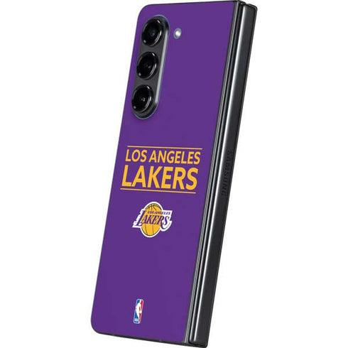 NBA Los Angeles Lakers Standard - Purple Galaxy Z Fold5 5G Skin