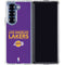 NBA Los Angeles Lakers Standard - Purple Galaxy Z Fold6 Clear Case