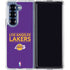 NBA Los Angeles Lakers Standard - Purple Galaxy Z Fold6 Clear Case