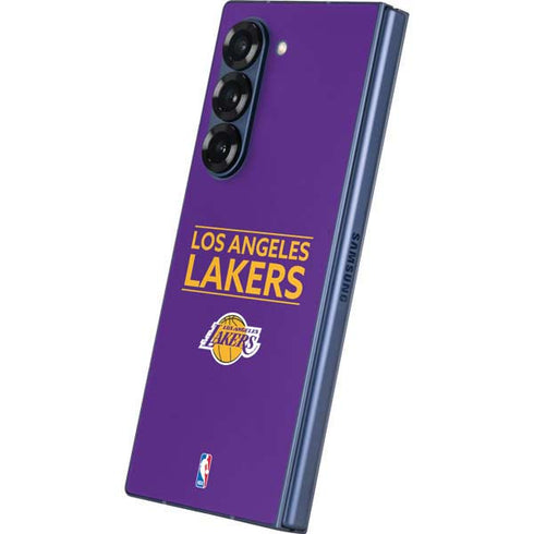 NBA Los Angeles Lakers Standard - Purple Galaxy Z Fold6 Skin