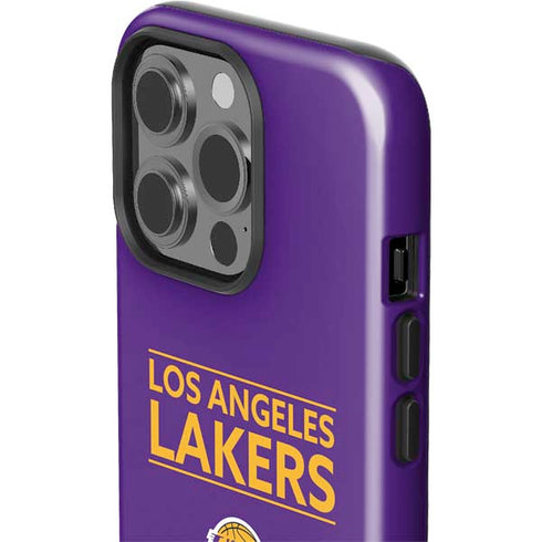NBA Los Angeles Lakers Standard - Purple iPhone 15 Pro Impact Case