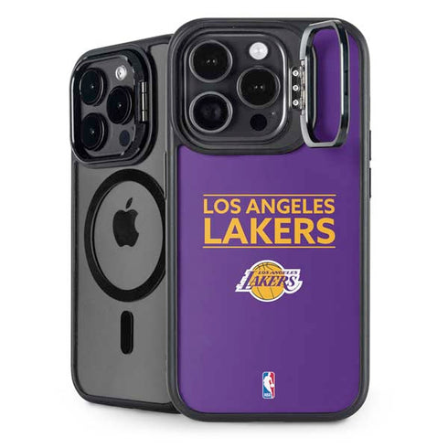 NBA Los Angeles Lakers Standard - Purple iPhone 15 Pro Kickstand Case
