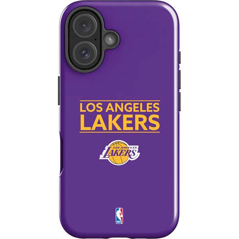 NBA Los Angeles Lakers Standard - Purple iPhone 16 Impact Case