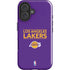 NBA Los Angeles Lakers Standard - Purple iPhone 16 Impact Case