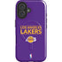 NBA Los Angeles Lakers Standard - Purple iPhone 16 Plus Magsafe Impact Case