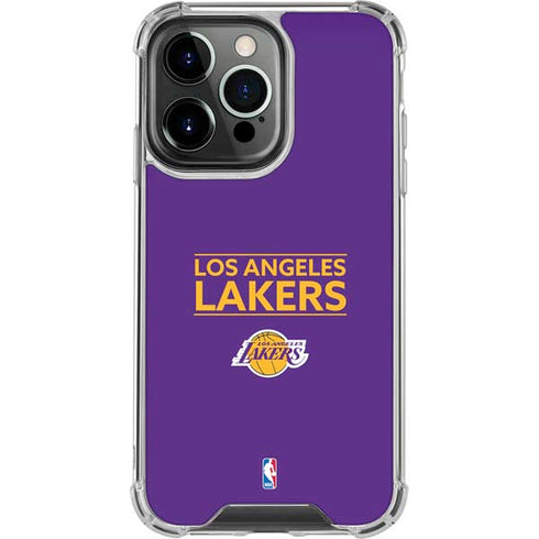 NBA Los Angeles Lakers Standard - Purple iPhone 16 Pro Clear Case