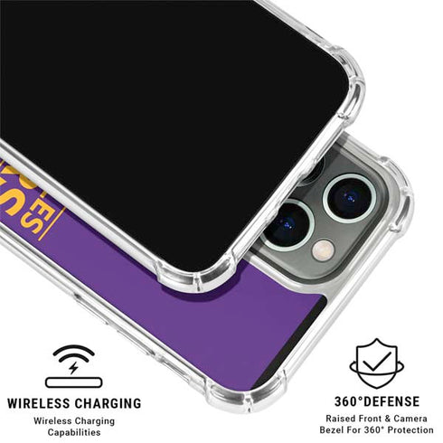 NBA Los Angeles Lakers Standard - Purple iPhone 16 Pro Max Clear Case