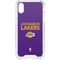 NBA Los Angeles Lakers Standard - Purple iPhone XS Clear Case