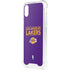 NBA Los Angeles Lakers Standard - Purple iPhone XS Clear Case
