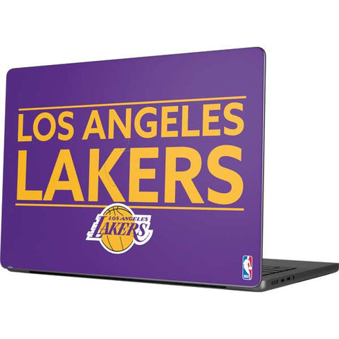 NBA Los Angeles Lakers Standard - Purple Apple MacBook Pro 14-inch Skin