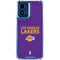 NBA Los Angeles Lakers Standard - Purple Moto G 5G (2024) Clear Case