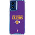 NBA Los Angeles Lakers Standard - Purple Moto G 5G (2024) Clear Case