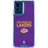 NBA Los Angeles Lakers Standard - Purple Moto G Play 4G (2024) Clear Case