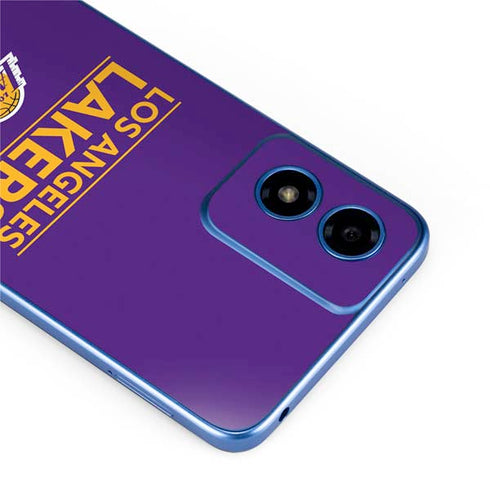 NBA Los Angeles Lakers Standard - Purple Moto G Play 4G (2024) Skin