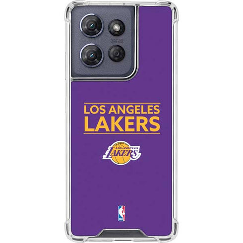 NBA Los Angeles Lakers Standard - Purple Moto G Play 5G (2025) Clear Case