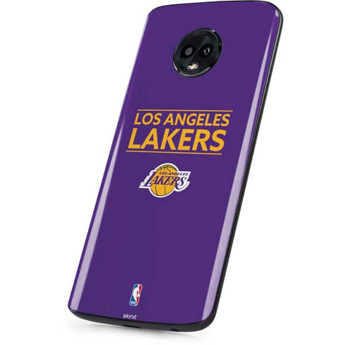 NBA Los Angeles Lakers Standard - Purple Moto G6 Skin