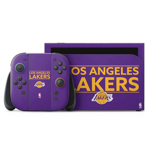 NBA Los Angeles Lakers Standard - Purple Nintendo Switch 2 (2025) with Joy-Con Skin