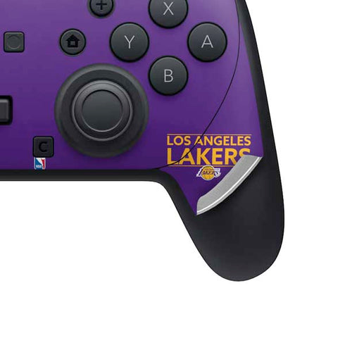 NBA Los Angeles Lakers Standard - Purple Nintendo Switch 2 (2025) Pro Controller Skin