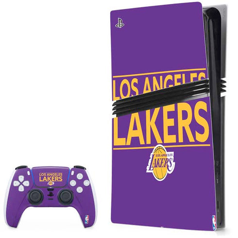 NBA Los Angeles Lakers Standard - Purple PS5 Pro Bundle Skin