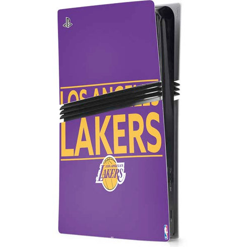 NBA Los Angeles Lakers Standard - Purple PS5 Pro Console Skin