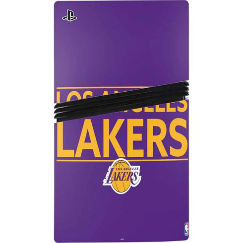 NBA Los Angeles Lakers Standard - Purple PS5 Pro Console Skin
