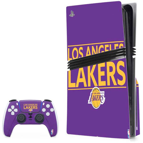 NBA Los Angeles Lakers Standard - Purple PlayStation PS5 Skins