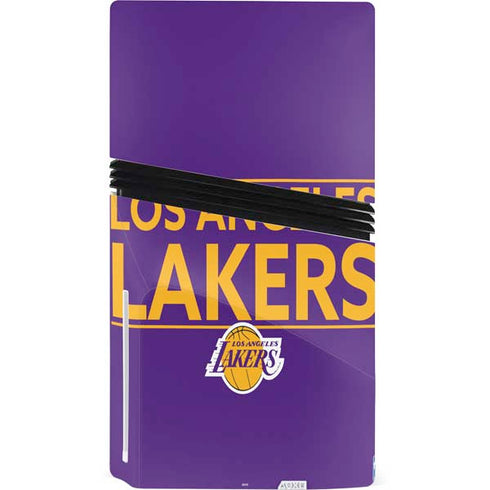 NBA Los Angeles Lakers Standard - Purple PS5 Pro Disk Console Skin