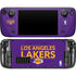 NBA Los Angeles Lakers Standard - Purple Steam Deck Handheld Gaming Computer OLED Skin