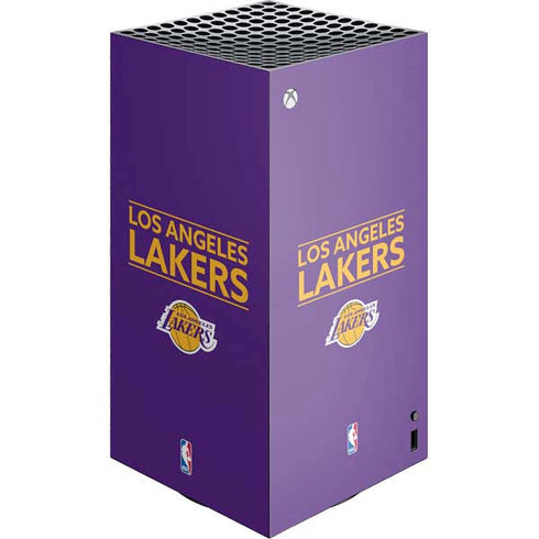 NBA Los Angeles Lakers Standard - Purple XBox Series X Digital Edition Console Skin