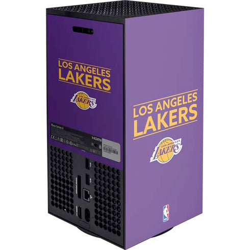 NBA Los Angeles Lakers Standard - Purple XBox Series X Digital Edition Console Skin
