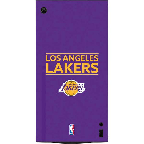 NBA Los Angeles Lakers Standard - Purple XBox Series X Digital Edition Console Skin
