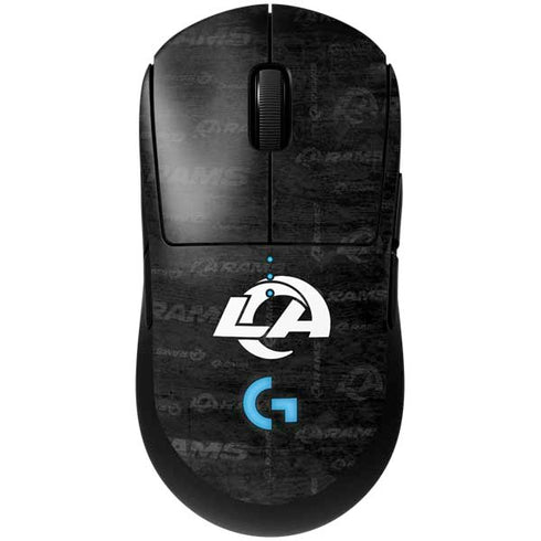 NFL Los Angeles Rams Black & White G Pro Wireless Gaming Mouse Skin
