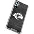 NFL Los Angeles Rams Black & White Gabb Phone 4 Clear Case