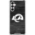 NFL Los Angeles Rams Black & White Galaxy A16 5G Clear Case