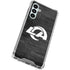 NFL Los Angeles Rams Black & White Galaxy A16 5G Clear Case
